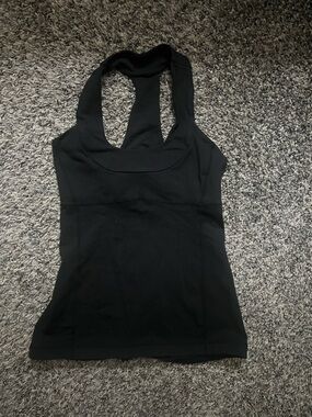 lululemon athletica Black Racerback Tank Top